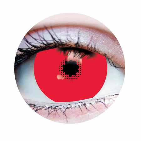 Primal - Red Mini Sclera - Coloured Contacts