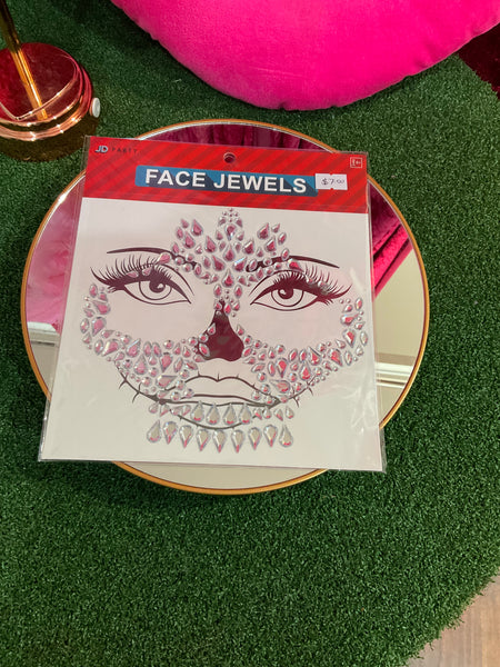 Skull Festival Face Jewels