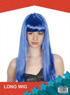 Wig - Long - Dark Blue