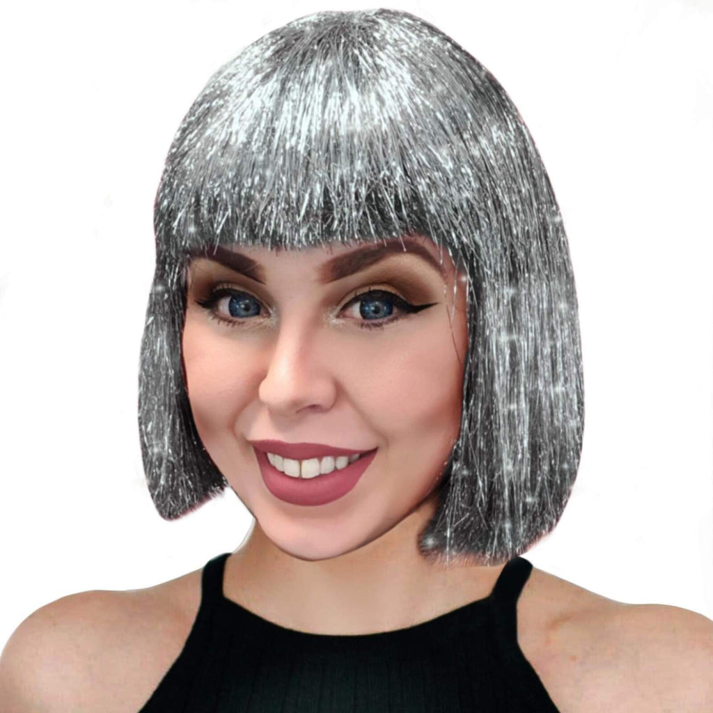 Silver Sparkle Wig