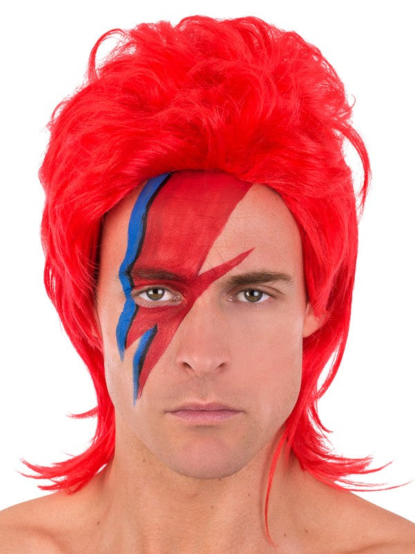 David Bowie 80s Red Wig